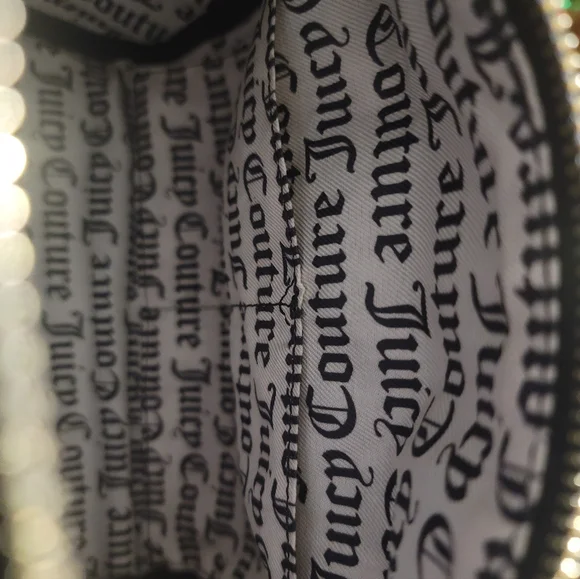 Juicy Couture Black Cross Body Faux Fur Satchel NWT - Picture 4 of 4